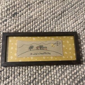 Vintage wall hanging